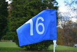 2 Ply Numbered Flags / Set of 9 / Numbers on Both Sides (All Colours) - Active Golf Projects