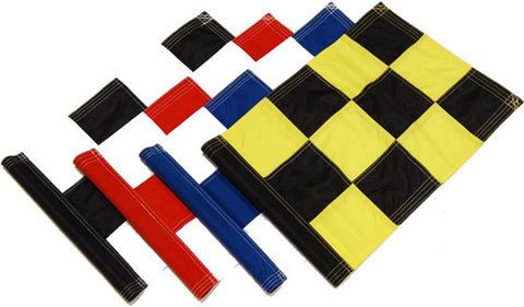 2 Ply Sewn Checkered Flags / Both Sides (All Colours) - Active Golf Projects