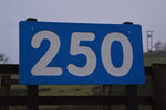 Heavy Duty HDPE Engraved Driving Range Distance Marker sign - Active Golf Projects
