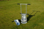 Twin Blade Winter 'Knock in' Holecutter (6 inch diameter) with handle & Blade lifter - Active Golf Projects