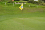 2 Ply Embroidered flags – Full colour embroidered logo on both sides (MIN ORDER 18) - Active Golf Projects